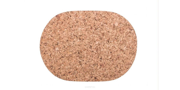 Korkové prostírání oválné malé 30/22 cm dekor sada 4 ks.